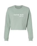 Custom Made Crop Sweatshirt