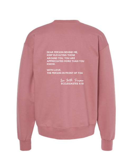 Dear Person Behind Me Sweatshirt