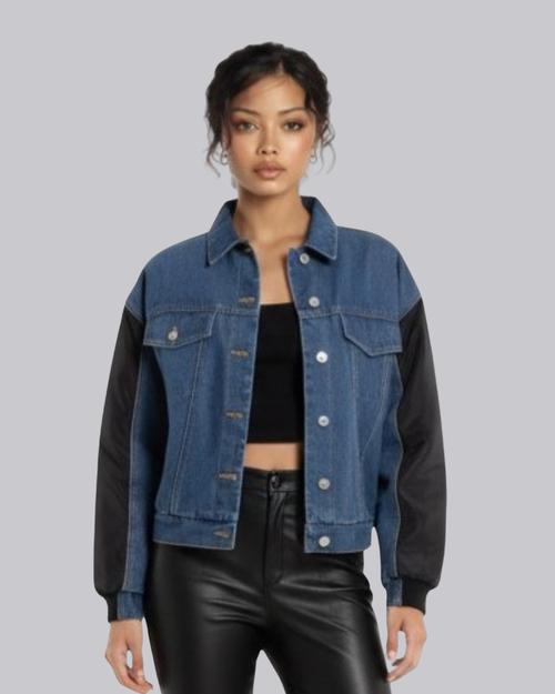 Denim Bomber Jacket