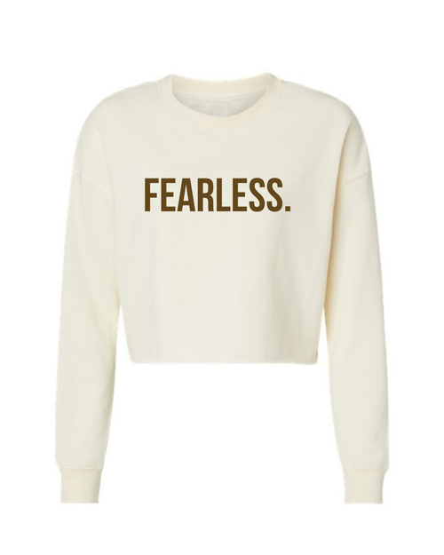 Fearless Crop Sweatshirt