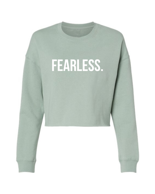 Fearless Crop Sweatshirt