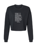 Girl Look At You Crop Sweatshirt