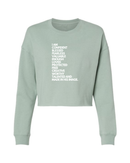 I AM Crop Sweatshirt