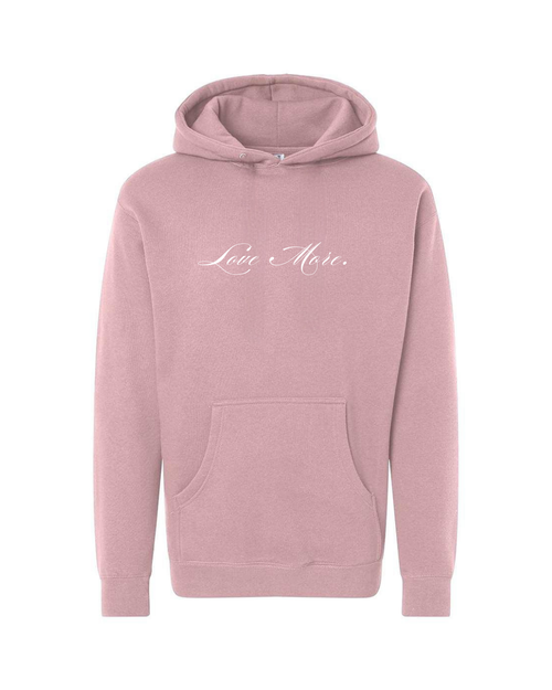 Love More Script Hoodie