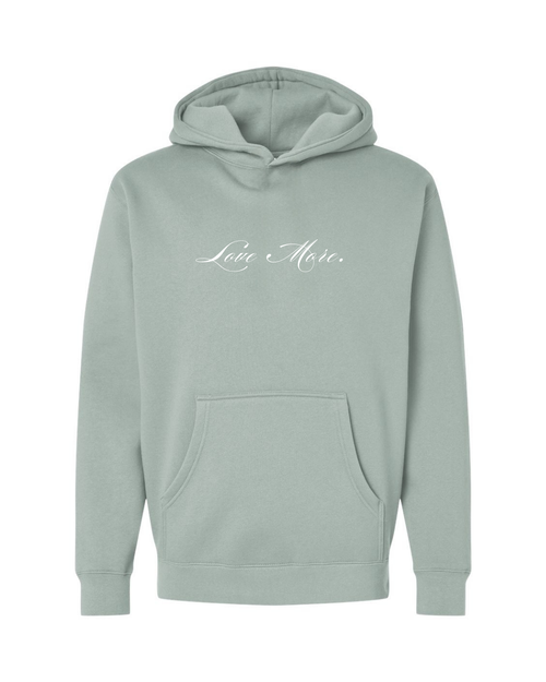 Love More Script Hoodie