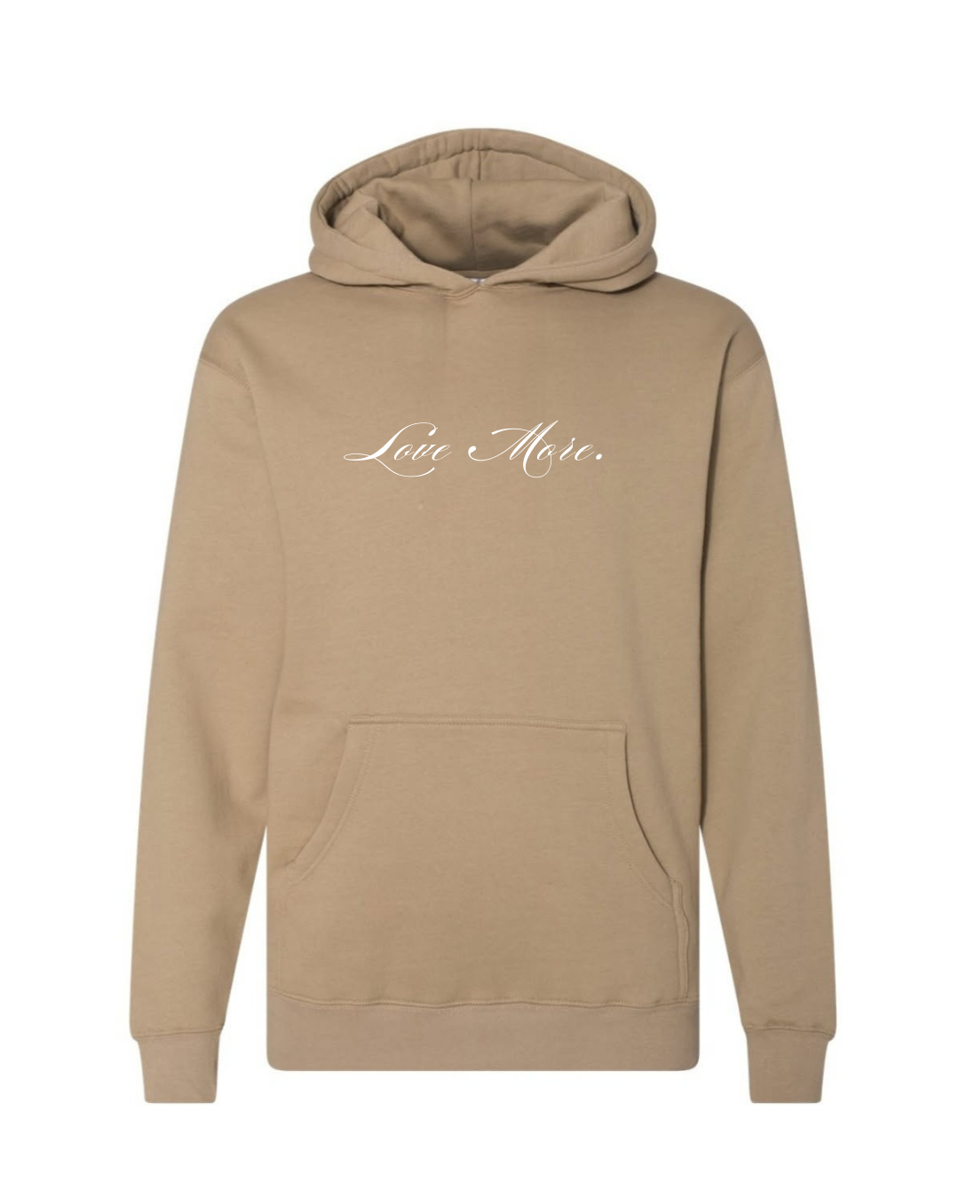 Love More Script Hoodie