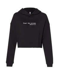 Trust The Process (Jeremiah 29:11) Crop Hoodie
