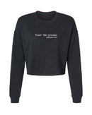 Trust the Process (Jeremiah 29:11) Crop Sweatshirt