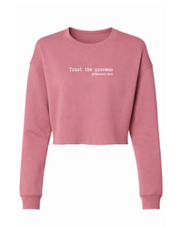 Trust the Process (Jeremiah 29:11) Crop Sweatshirt