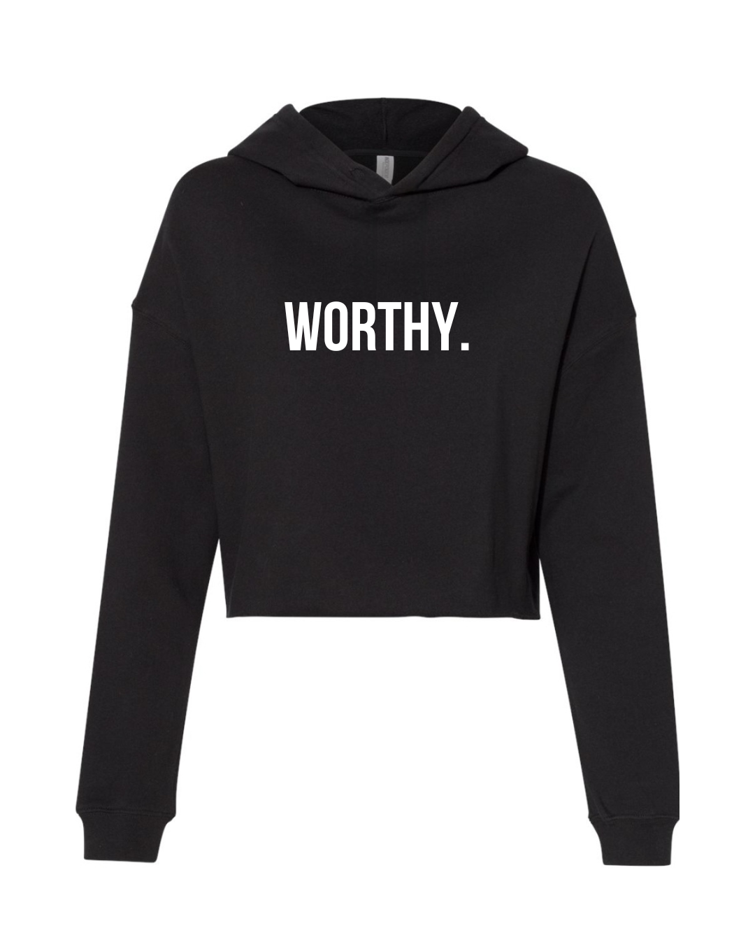 Worthy Crop Hoodie