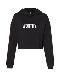 Worthy Crop Hoodie