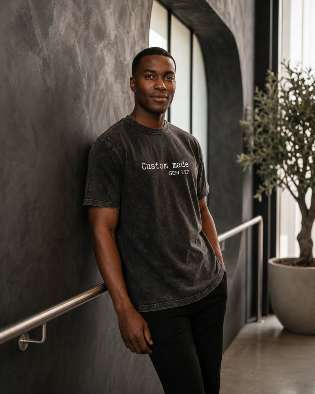 Mineral Wash Custom Made Tee