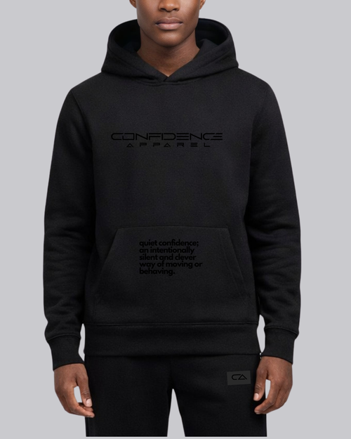 Quiet Confidence Hoodie (Stealth)