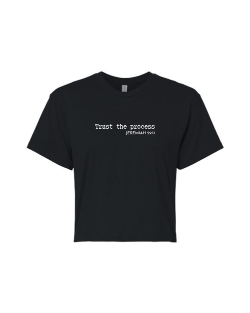 Trust the Process Crop Tee
