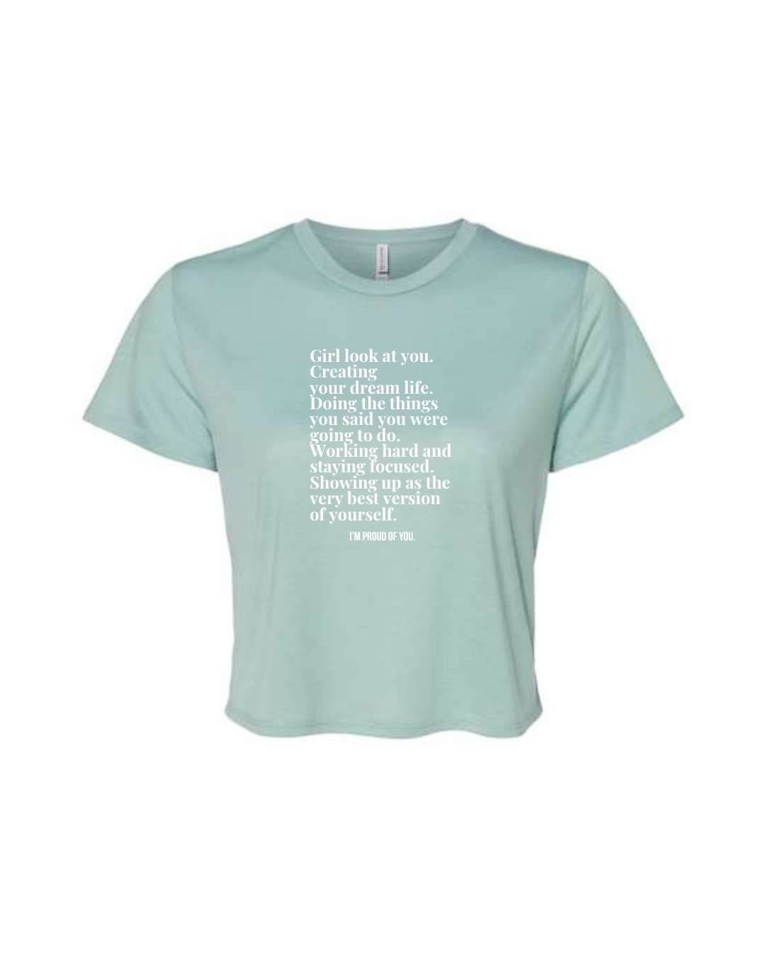 Girl Look At You Crop Tee