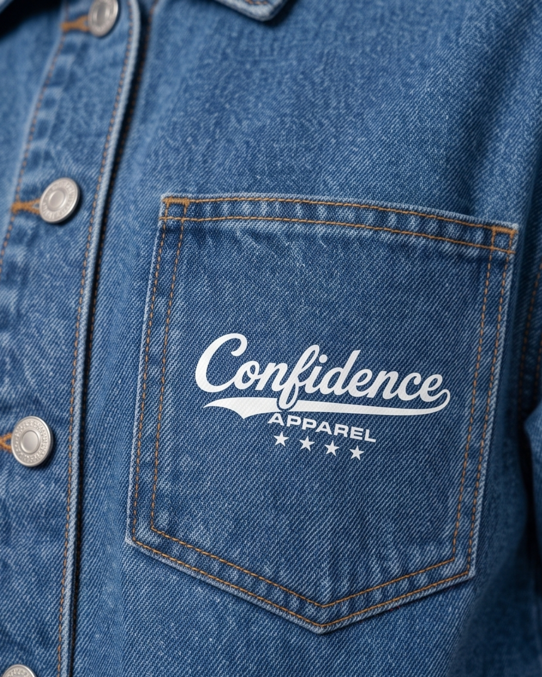 CA Crop Denim Shacket