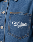 CA Crop Denim Shacket