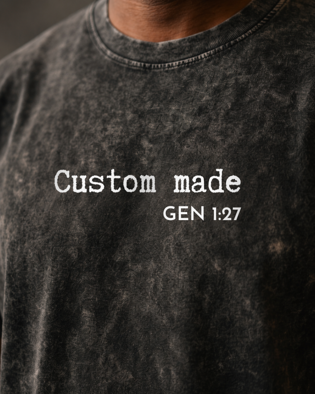 Mineral Wash Custom Made Tee