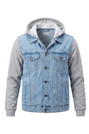 "I Am" Hooded Denim Jacket