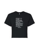 Girl Look At You Crop Tee