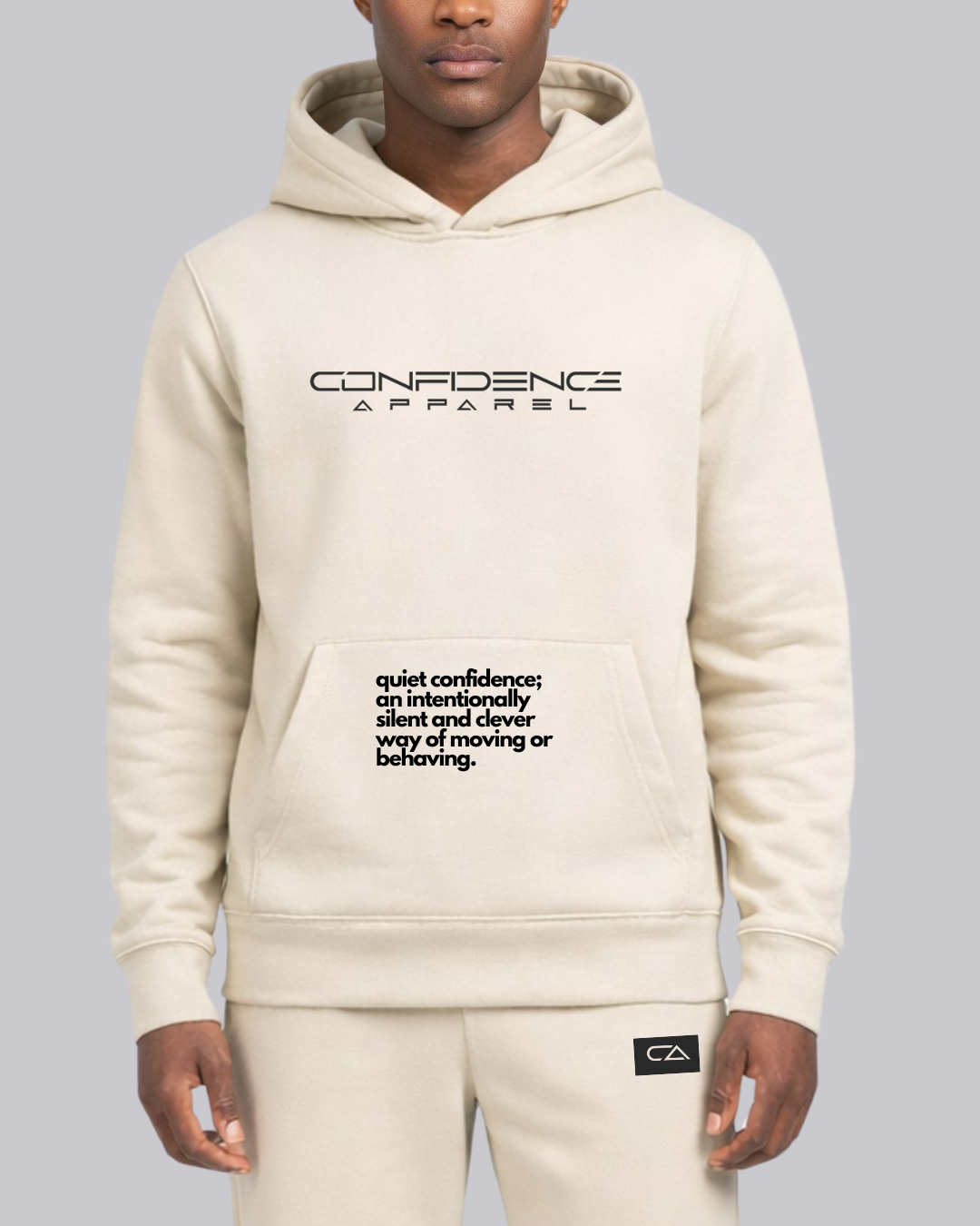 Quiet Confidence Hoodie (Stealth)