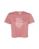 Girl Look At You Crop Tee