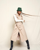 Sleeveless Trench Coat